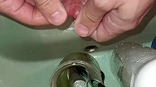 Exploring my giant foreskin in anime style.