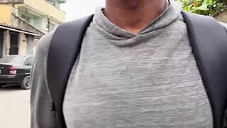 i'm serving this old married welder with a blowjob and foot fetish in the hotel room.