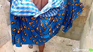 Site Manager Fucks Horny BBW Madam Outdoors