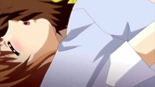 Caught busty step sister changing clothes in hentai