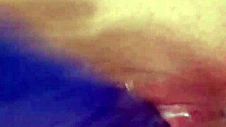 solo masturbation session in homemade style