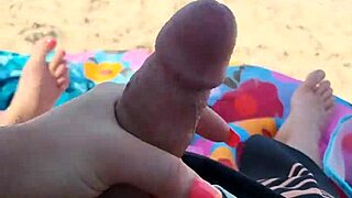 getting him off with a wild blowjob on a public beach during spring break.