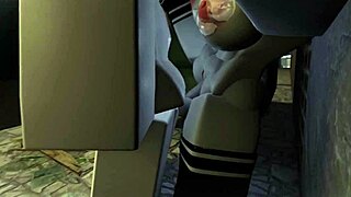 Kyller sucks in the alley.