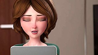 Aunt Cass Gets Wild in 3D Cartoon Action!