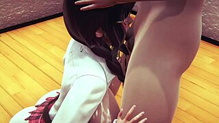 hentai uncensored - miwa blowjob, cunnilingus, and fucked - japanese asian manga anime game porn