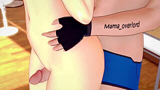 Spider gwen esta cansada de hacer ejercicios ahora quiere divertirse con una polla version adulta.