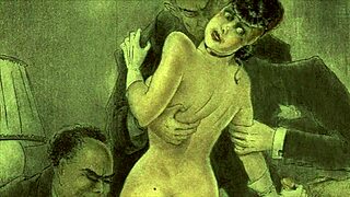 Vintage Erotic Drawings with a Seductive Retro Anime Flair