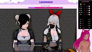 Vtuber lewdneko plays harem hotel part 18