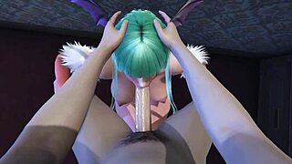 a succubus jumped on my dick in this wild 3d hentai uncensored scene. damn, those big tits!