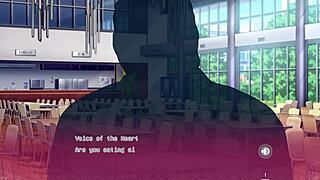 In this anime, the teacher hypnotizes the wife for blowjob and cum