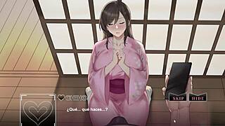Hentai game ntraholic fucks his wife in front of him!