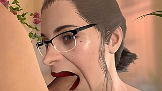 Naughty Ginger Stepdaughter Bends Over for Deep Doggy Action