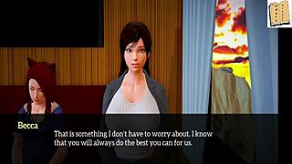 My new family 112, the cartoon teen says curiously.