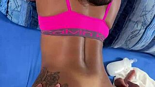 Found a treasure hunter banging latina ass in garage doggystyle