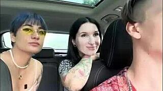 Friends having outdoor sex?