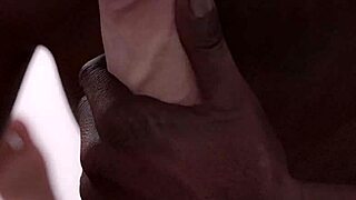 Black man sucks big white dick eagerly