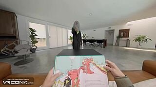 vr conk beautiful latina stepsister mary rides shazams cock and eats his cum in cosplay parody pt 1