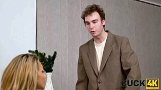 Cuck4k delivers raw cheating action as husband watches her get drilled hard