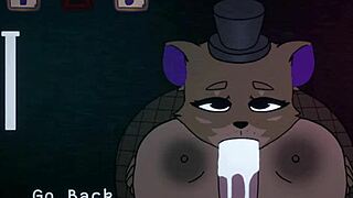Měkký polštářový masáž členu v FNAF porno boobjob kompilaci