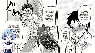 Anime girl in heat with big tits 😈