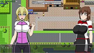 Girl Paints Her Body and Ink Washes Off in Rain During Flash Cycling Ride Part 7