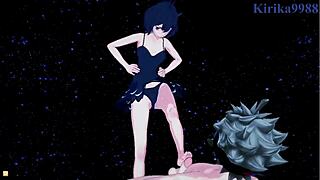 noelle and secre with asta in wild black clover hentai