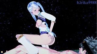 noelle and secre with asta in wild black clover hentai