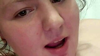 solo masturbation session in homemade style