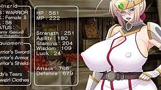 Horny Heroine Ingrid Ep 4 - Milking and Gangbang