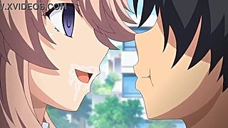 Cartoon hentai group bent over for wild action?