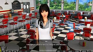 Is the daughter really for dessert in this hentai game chapter 12?