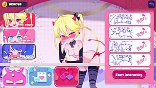 Cute Elf Girl in Anime Hentai Game Enjoys Various Sex Scenes