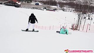 from snowboarding to fucking with alice flore and amelia ost