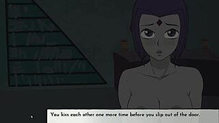 eighteen titans part ten in animated hentai game series with teen characters