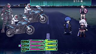 Hentai schoolgirl police game with intense cosplay action