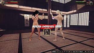 Aurora vs Terra in NAKED Fighter 3D Showdown!