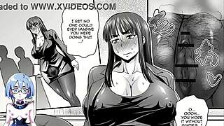 Anime girl in heat with big tits 😈