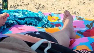 getting him off with a wild blowjob on a public beach during spring break.