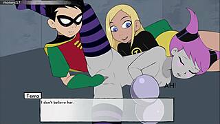 18TITANS EPISODE 60 with cartoon characters in dating game