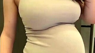 My stepmom flaunts her flexible ass and huge milky chest