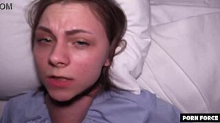 first date turned wild with night sex, riding big cock in college hentai