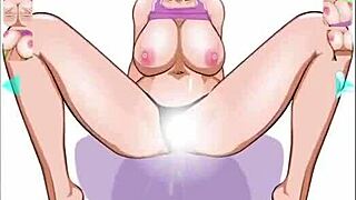 Aokk anime girl gets drilled hard in wild hentai scene