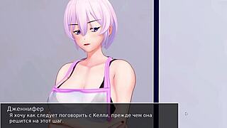 Deepthroat and cumshot in this Japanese cartoon