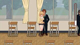 college lady has sex in new hentai game