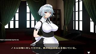 maid san and boin noel in steamy hentai action