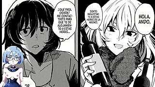 The midnight visitor arrives in the anime hentai game