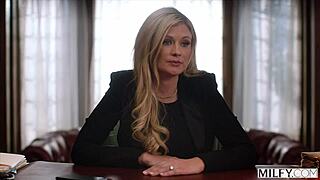 Milfy principal Ellie disciplines student with strict intimate lesson