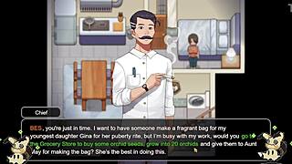 Playing hentai game village rhapsody part 1 in spanish narration