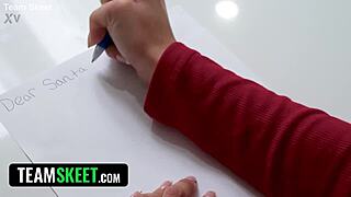 Santa arrives early this year in the trailer