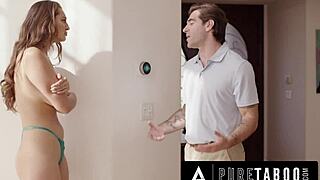 Pure Taboo Naturally Stacked Bella Rolland In Heat Goes Wild For Ac Repairman